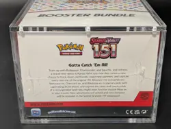 Pokemon 151 SV3.5 Booster Bundle Display Factory Sealed Case W/Acrylic Case - Image 3