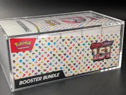 Pokemon 151 SV3.5 Booster Bundle Display Factory Sealed Case W/Acrylic Case - Image 4