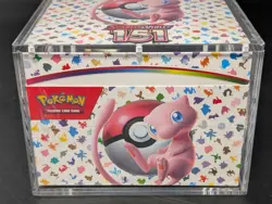 Pokemon 151 SV3.5 Booster Bundle Display Factory Sealed Case W/Acrylic Case - Image 5