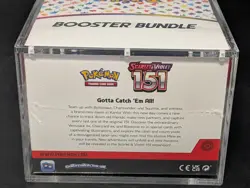 Pokemon 151 SV3.5 Booster Bundle Display Factory Sealed Case W/Acrylic Case - Image 3