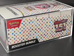 Pokemon 151 SV3.5 Booster Bundle Display Factory Sealed Case W/Acrylic Case - Image 4