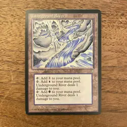 * Underground River Ice Age * NM+ NEVER PLAYED MTG Magic 1994 VINTAGE FAST SHIP - Image 1