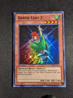 Yugioh - Harpie Lady 2 LCJW-EN091 1st Super Rare MP - Image 1