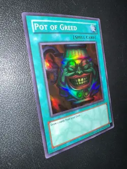 yugioh Pot Of Greed Super Rare Db1-EN134 - Image 2