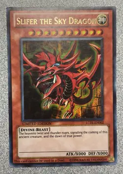 Slifer the Sky Dragon LC01-EN002 Ultra Rare Limited Edition LP - Image 1