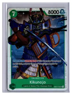 One Piece #EB04-012 Kikunojo Super Rare SR OP14 The Azure sea's Seven - Image 1