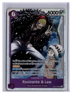 One Piece #EB04-038 Rosinante & Law Super Rare SR OP14 The Azure Sea's Seven - Image 1