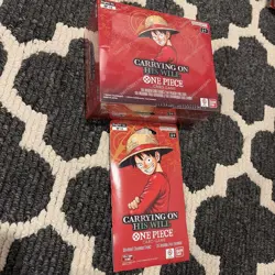 One Piece OP-13 Carrying On His Will Booster Box And Sleeved Pack Bundle - Image 1