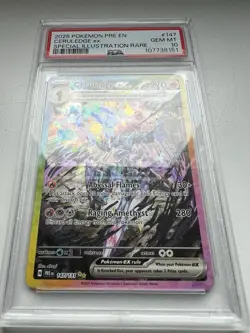 2025 POKEMON PRE EN-PRISMATIC EVOLUTIONS #147/131 CERULEDGE EX PSA 10 - Image 2