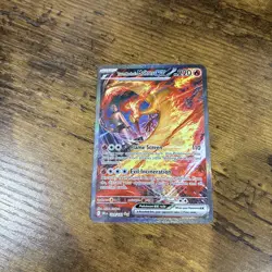 Pokemon TCG Team Rockets Moltres EX SIR 229/182 Destined Rivals NM - Image 1