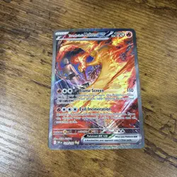Pokemon TCG Team Rockets Moltres EX SIR 229/182 Destined Rivals NM - Image 2