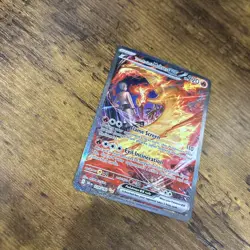 Pokemon TCG Team Rockets Moltres EX SIR 229/182 Destined Rivals NM - Image 3