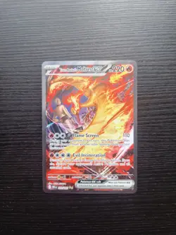 Pokemon TCG Destined Rivals Team Rockets Moltres EX 229/182 SIR - Image 1