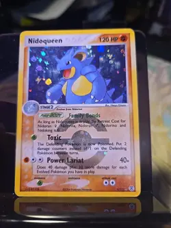 NIDOQUEEN Fire Red & Leaf Green POKEMON Holo Foil 2004 Trading Card 9/112 TCG - Image 1