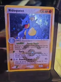 NIDOQUEEN Fire Red & Leaf Green POKEMON Holo Foil 2004 Trading Card 9/112 TCG - Image 2