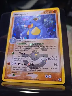 NIDOQUEEN Fire Red & Leaf Green POKEMON Holo Foil 2004 Trading Card 9/112 TCG - Image 3