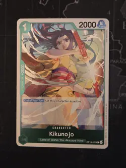 NM-Mint, English One Piece Kikunojo - OP14-023 - R - Foil The Azure Sea's Seven - Image 1