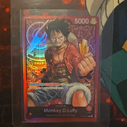 Monkey D.Luffy ST01-001 Pre-Errata Leader Holo Englisch NM One Piece - Image 1