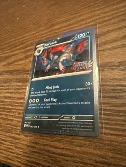 Zoroark 062/086 White Flare Stamped Cosmos Holo Unova Heavy Hitters Promo NM - Image 1