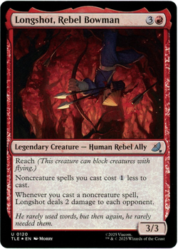 Longshot, Rebel Bowman (Foil) 0120 Avatar: The Last Airbender: Eternal-Legal TLE - Image 1
