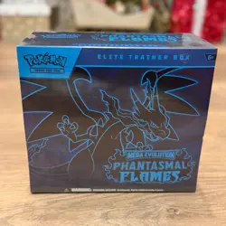 Pokemon TCG Mega Evolution Phantasmal Flames Elite Trainer Box ETB Factory Seal - Image 1