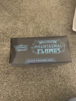 Pokemon tcg Mega Evolutions Phantasmal Flames elite trainer box ETB Sealed Box - Image 2