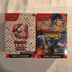 Pokemon Scarlet And Violet 151 And Surging Sparks Booster Bundle Lot Sealed 820650853210 - Image 1