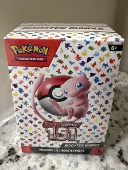 Pokemon TCG 151 Scarlet and Violet Booster Bundle Trading Cards Set - 6 Packs - Image 1