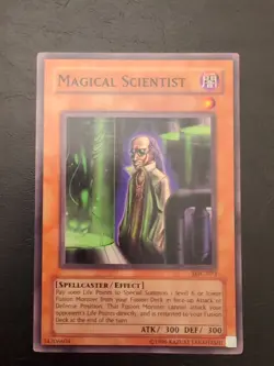 Yu-Gi-Oh! CARD MAGICAL SCIENTIST MFC-073 1996 VINTAGE PRINT VLP - Image 1