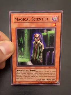 Yu-Gi-Oh! CARD MAGICAL SCIENTIST MFC-073 1996 VINTAGE PRINT VLP - Image 3