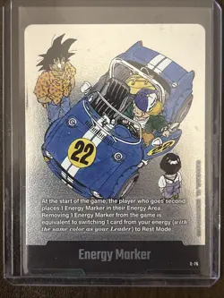 Energy Marker E-76 Silver Manga Booster 02 Dragon Ball Card English - Image 1