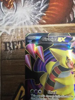 Giratina EX 124/124 Dragons Exalted 2012 Full Art Holo Rare Pokemon Card TCG NM - Image 2