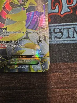 Giratina EX 124/124 Dragons Exalted 2012 Full Art Holo Rare Pokemon Card TCG NM - Image 5