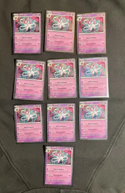 2025 Pokemon Promo 172 Sylveon LOT of 10 Prismatic Evolutions Sticker Pack - Image 1