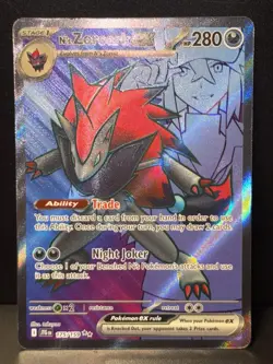 N's Zoroark ex 175/159 SV Journey Together Full Art Rare Pokemon Card AA9 MP1 - Image 2