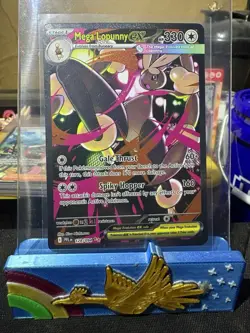 Mega Lopunny EX 128/094 Special Illustration Rare Phantasmal Flames Pokemon Card - Image 1