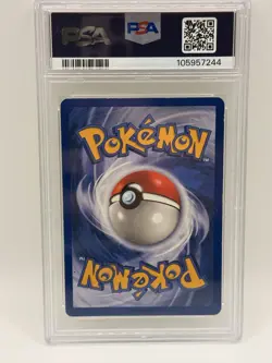 Pokemon TCG Base Set Bulbasaur Card 44/102 Shadowless, Vintage, Common, PSA 4 - Image 2