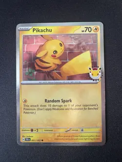 Pikachu (Pokemon Day 2026) 051/162 Miscellaneous Cards & Products Holo - Image 1