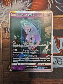 Pokemon TCG Mewtwo GX Secret Rare Shining Legends Card 76/73 Near Mint Condition - Image 1