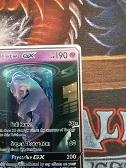 Pokemon TCG Mewtwo GX Secret Rare Shining Legends Card 76/73 Near Mint Condition - Image 3