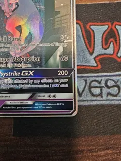 Pokemon TCG Mewtwo GX Secret Rare Shining Legends Card 76/73 Near Mint Condition - Image 5