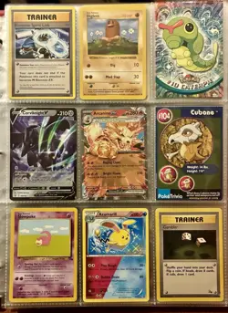 Vintage Pokemon Card Collection - No Binder Lot 5 Pages - Holo - Modern LP/NM - Image 3