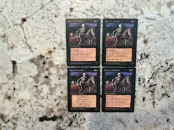 Mtg Fbb Drudge Skeletons x4 - Magic the Gathering Fbb Foreign Black Border EX - Image 1