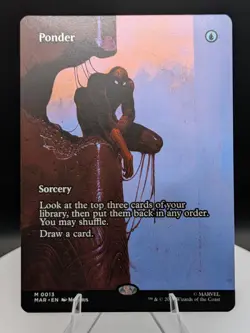 Ponder (Showcase) Regular: Spider-Man MTG (NM) - Image 1