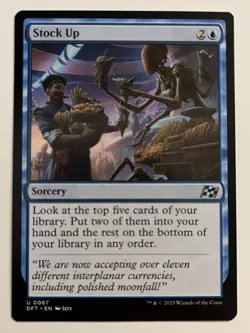 MtG Stock Up Aetherdrift Magic the Gathering - Image 1