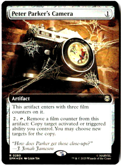 Peter Parker's Camera - Magic The Gathering MTG Marvel's Spider-Man 0280 Foil - Image 1