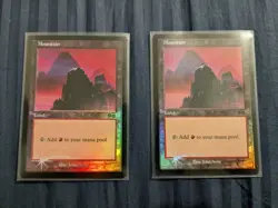 2x Urza's Saga Arena League Promo Foil Mountain Mana - MTG - Magic the Gathering - Image 3