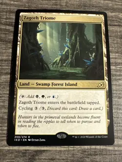 MTG Zagoth Triome Ikoria: Lair of Behemoths 259 NM - Image 1