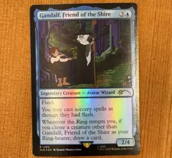 Gandalf, Friend of the Shire R 1294, NM Foil Secret Lair MTG LotR Lord Rings SLD - Image 1