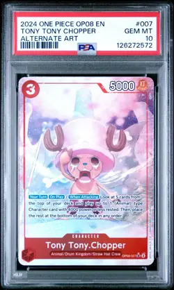 Tony Tony Chopper PSA10 2024 One Piece Op08-Two Legends Alternate Art #007 - Image 1